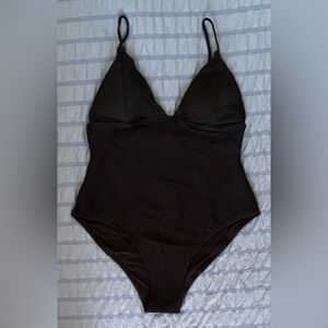 Black One-Piece Swimsuit. Brand new — never used.